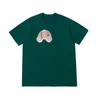 Men's T shirts Plam Angels t Shirt Summer Mens and Womens Shirts Stylist Tees Same Palm Palms Printed Short Sleeve Truncated Bear T shirt 836