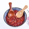 Eco-Friendly Wood Spoon Wooden Coffee Tea Stirring Soup Scoop Mini Children Feeding Kid Scoops Kitchen Sugar Salt Spoons BH5202 TYJ