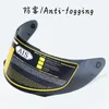 Links especiais para lente! Escudo de capacete de rosto completo para visita de capacete de motocicleta de cara total JK-310 GXT-358