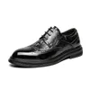 Designer italiano Moda Masculino Sapatos Flat Bullock Cinforcing Locais Deslizantes Cabelo Cabelo Casual Calçado Preto Tamanho Grande: US6.5-US10