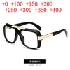 Óculos de sol Big Frame Fashion Anti -Blue Light Reading Glasses Progressive Multifocal Presbyopic Momen Mulheres Dioptrias 10 a 40 NX1697010