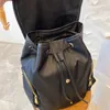 Fashion Sports School Bag Designer Travel Bags Trendy Drawstring Design Nylon Backpack 3 Colors Available