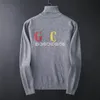 2023 Fashion Mens Sweater Designer Sweater Casual Couple High-neck Long-sleeved Knitted Embroidery Sweatshirt Multicolor Size Shirts Sweaters Designs Sweaters