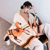 ウィンターカシミヤスカーフレディデザイン暖かいパシュミーナの毛布キャリッジスカールショール女性の装飾厚いFoulard 220106