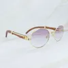 2024 fashion OFF Luxury Designer New Men's and Women's Sunglasses Off Retro Wood Mens Accessories Buffs Glasses Fashion Shades For Women Oval Eyewear Trending Product