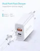 PD Fast Charger 18W 20W with Type C and USB Port QC 3.0 For iPhone Samsung