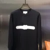 21SS Hoodie Inverno Novo pesco￧o redondo pesco￧o All Match Pullover Brand Designer Sweater Men and Women, o mesmo estilo de algod￣o listrado de manga longa M-XL