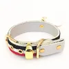 Mode Kleur Bijpassende Hond Kraag Leidingen Set Ins Stijl Gedrukt Pet Lederen Collars Sets Outdoor Duurzame Chai Keji Dog Leash