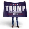 2024 Verkiezing Vlag Banner Donald Trump Vlaggen Houden Amerika Geweldig Weer Banners 150*90 cm 3x5ft ondersteuning dropship en groothandel