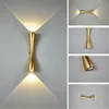 Настенные лампы современная минималистская светодиодная лампа на открытом воздухе водонепроницаем