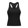 Yoga kläder Kvinnor Tank Topps Ishaped Back Yoga Vest med bröstplatta Bra Sports Running Fitness Gym kläder Träning Shirt3326539