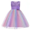 New Girls Dresses For Birthday Baby Girls Sequins Princess party Clothes Girl 310 yrs Christmas Outfits Children Kids clothes8054170