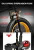 X3000plus-UP 20 Inch 4.0 Fat Tire Snow Bike, Folding Mountain Bike, 1000W Motor, Full Suspension, Upgraded Front Fork