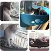 Shuangmao Pet Cat Window Hammock Bearing 20kgの家のための20kgの家の家のための犬のラウンジャーの吸引ハンモック貯蔵快適なペット数211006