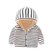 Kinder Fleece Gepolsterte Pullover Mit Kapuze Jacke Kleinkind Baby Mädchen Jungen Kleidung Mäntel Winter Nette Junge Mädchen Kleidung für Kinder 210818