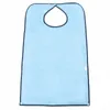 1 PC Adult Bib Waterproof Anti-oil PVC Detachable Bib Adult Mealtime Cloth Protector Disability Aid Aprons 201007