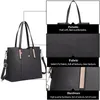 Sacs de soirée Sac à main de luxe fourre-tout femmes sac à main ensemble 3 pcs femme composite PU cuir dames sac à bandoulière