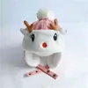 어린이 겨울 모자 아기 방풍 따뜻한 귀여운 유아 크리스마스 사슴 플러스 Veet 두꺼운 모자