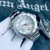 Montre de Luxe Mens Watches 116681 44mm 2 톤 골드 스테인리스 스틸 남성 자동 기계식 시계 대형 다이얼 크로노 그래프 방수 Orologio di Lusso