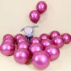 50 stks 10 inch metalen latex ballonnen dikke chroom glanzende metalen parel ballon globos voor feestdecoratie