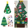 Festa Felida Felida Árvore de Natal Crianças DIY Decorações de Porta de árvore de Natal 5 Estilo T2I52432