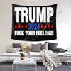 Trump 2024 Banner Flags 70 * 100 cm Arazzo della campagna presidenziale degli Stati Uniti con soggiorno al coperto