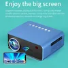 UNIC T4 Portable HD Home Cinéma Vidéoprojecteur Support Youtube Film Jeu Proyector Beamer 1080P