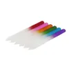 Bunte Glas Nageldateien dauerhafte Kristalldateipuffer Nailcare Art Tool für Maniküre UV polnische Werkzeuge A06