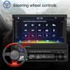 1Din 7 "Auto MP5 Player mit Bluetooth FM Für Toyota Nissan Passart Unterstützung Carplay USB AHD Kamera Universal radio