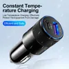 QC3.0 USB-C-billaddare PD 3.1A Typ C 15W Fast Charging Cigarettändare Adapteruttag för anpassningsbar mobiltelefon