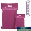 100 stks grote koerier tassen zelfzegel zelfklevende opbergtas roze plastic poly envelop mailer post posting met handvat verzending