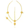 Ethlyn Ethiopian Wedding Jewelry Gold Color Women Sets Statement Hair Chain/ hair stick/ pendant /bangle/earrings/rings S142A H1022