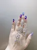 Ювелирные изделия Личности Розы Diamond Finger Кольцо Регулируемые кольца Хорбушка Пальца Певер