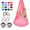 Full Set Flying-Aerial Yoga Hammock Fabric Swing Senaste Multifunktion Anti-Gravity Bälten för Yoga Training Sport H1026