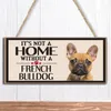 Dog Plaques Wooden Animal Printed Hanging Sign For Dogs Home Decors Door Wall Decor Garden Yard Wood Christmas Decoration 16Styles