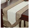 Современный минималистский стиль ретро ткань стол бегун китайский классический кофе флаг сплошной коврик 210628