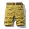 Hommes armée militaire tactique Cargo Shorts 2022 nouvel été mode décontracté mâle Cargo Shorts marque coton Camouflage Shorts hommes G220223