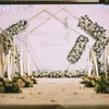 50cm diy造花acanthosphereユーカリの結婚式の家の背景の装飾花ローズ牡丹ハイドガニー植物のミックスアーチテーブルの装飾