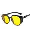 2021 Vintage Round Sampunk Sunglasses Men Brand Designer Classic Goggles Car Driving Sun Glasses OCULOS masculino mâle UV4003516806