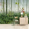 Tapety niestandardowe po tapety chiński styl 3d lotos bambusa las krajobraz mural salon sypialnia tło ściana papel de parede