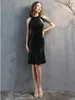 2021 Nowy Elegancki Off Shoulder Halter Zroszony Cekiny Suknia Wieczorowa Kobiety Sliver Party Bodycon Maxi Sukienki