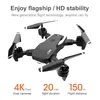 Nouveau S60 Drone 4k caméra grand Angle WiFi Fpv double caméra RC quadrirotor hauteur garder poche Drone Selfie hélicoptère enfant-40