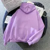 Żaba Bluza Zagraniczona Odzież Harajuku Z Długim Rękawem Z Kapturem Kawaii Kapturem Dla Dziewczyn Kobiety Bluzy Kieszonkowe Różowe Bluzy 210803