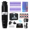 Dragonhawk Tattoo Kit Kit Rotary Pen Machine Cartridge Teedles Ink Power Super Set D3105-17