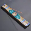 Ceramic Enamel Incense Stick Holder Burning Joss Insence Box Burner Ash Catcher Home Incense Burner ZC3477