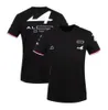 2021 Team Clothes Polo Shirt Lapel F1 Racing Suit T-shirt Mens Kort ärm Bil Workwear Anpassning237p