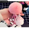 Bonito Animal Totoro Chaem Pendente Chaveiro Fur Homens Mulheres Keychain Mulheres Trinket Metal Chaveiro Acessório G1019