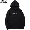 Erkekler Hip Hop Kazak Hoodie Renk Kelebek Streetwear Harajuku Kazak Hoodie Pamuk Polar Kış Sonbahar Siyah Hoodie 201128