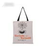 Large Halloween Canvas Bag Reusable Fabric Bag for Trick or Treating Halloween Candy Gift Bags Gift Sack Bags ZZE8198