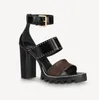 ankle strap leather sandal